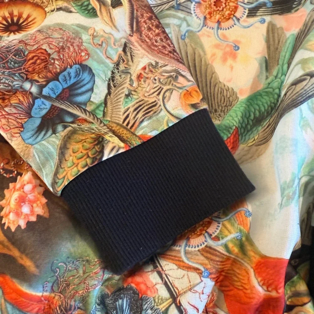 New Balance Hummingbird Graphic 1/4 zip tropical loud bird Size Large‎ - Picture 6 of 8